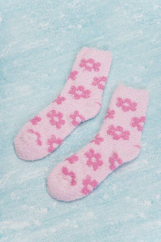 PLUSH DAISY SOCKS